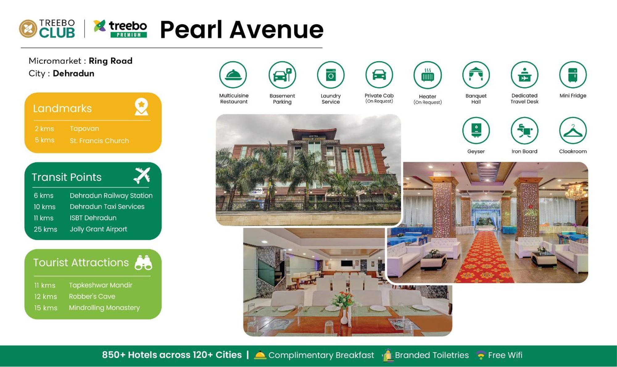 Treebo Premium Pearl Avenue, Ring Road 호텔 데라둔 외부 사진